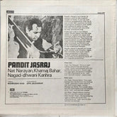 Pandit Jasraj - Nat Narayan, Khamaj Bahar, Nagad-dhwani Kanhra (Vinyl)